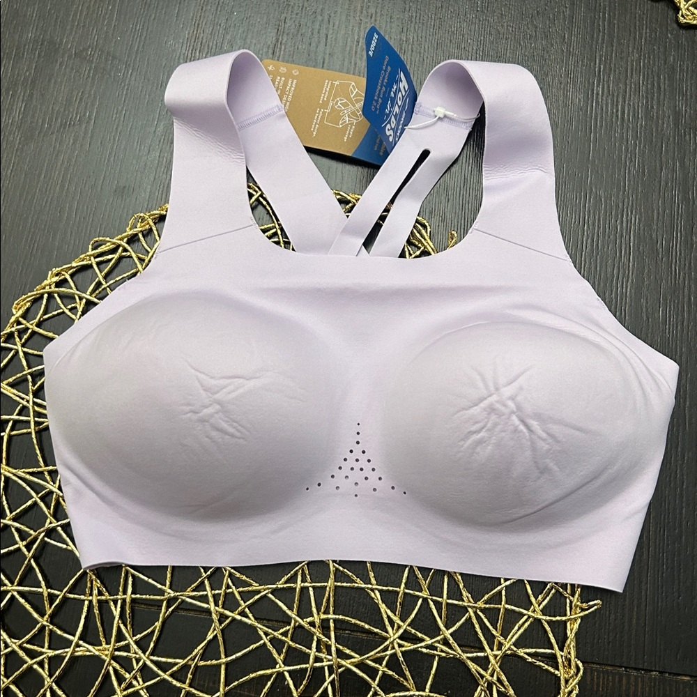 Brooks Women's Crossback 2.0 Sports Bra for Running, Workouts & Sports 32DD/E - Picture 4 of 6